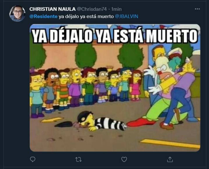 Destrozan con memes a J Balvin tras sesión musical de Residente