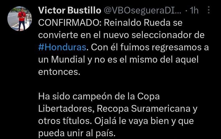 Lo que dice la prensa sobre la llegada de Reinaldo Rueda a la Selección Nacional de Honduras