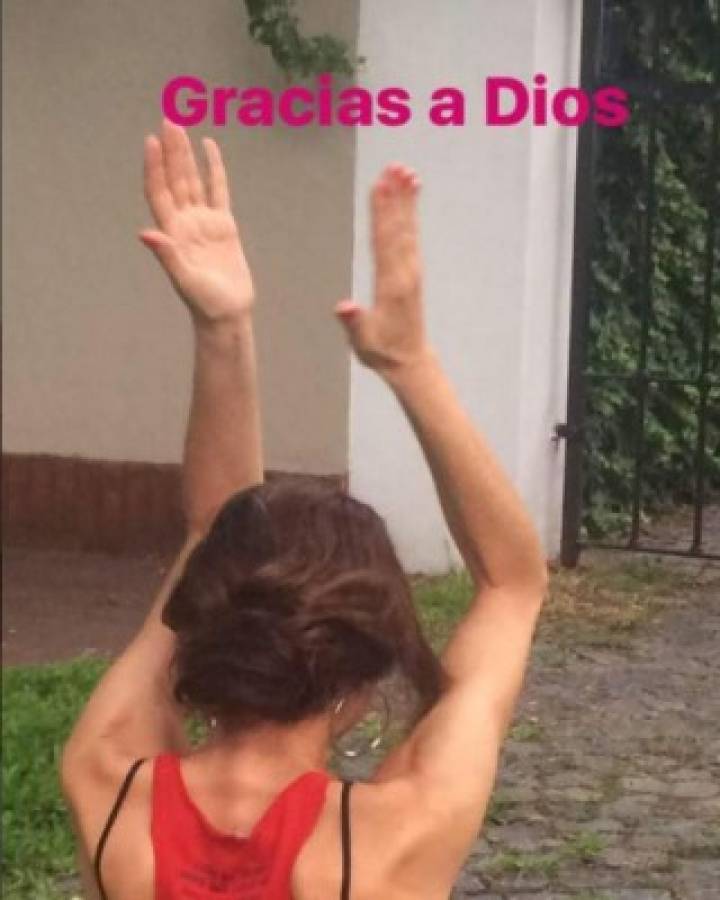 Con esta imagen Lorena acompañó su hermoso mensaje. Foto: Instagram