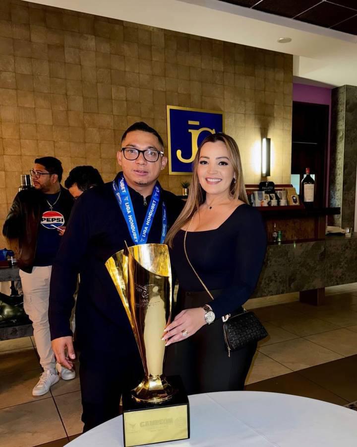 Esposas y novias de jugadores; así celebraron el título 19 del Motagua