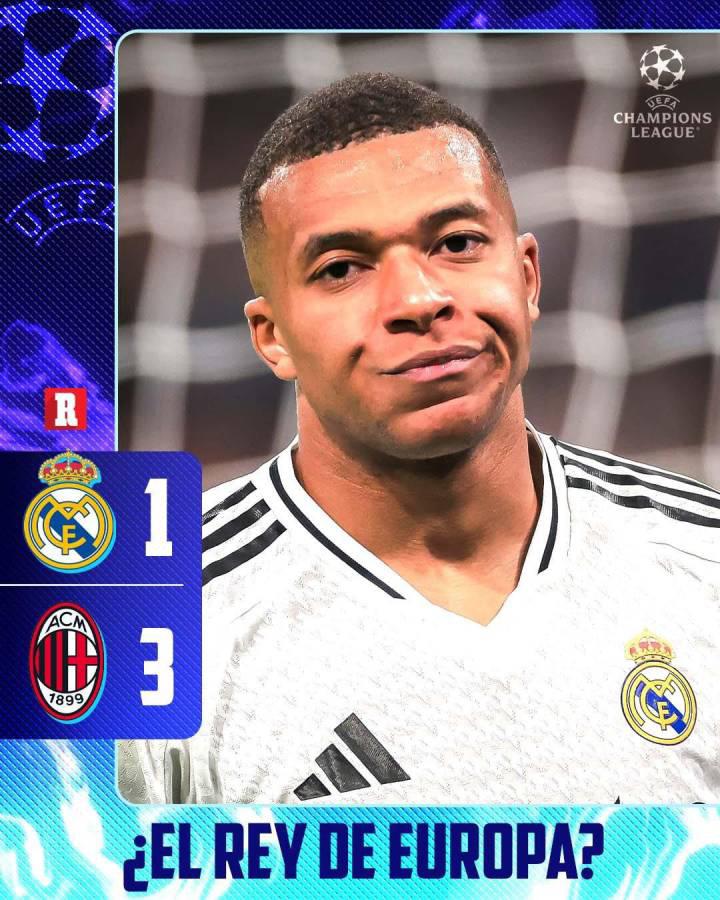 Burlas a Real Madrid y Vinicius: Los memes que dejó la goleada del Milan en Champions League