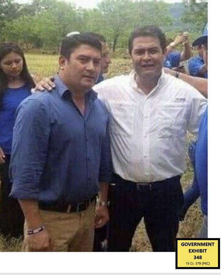 $!Las fotos que presentó la Fiscalía de Juan Orlando Hernández junto a Alexander “Chande” Ardón