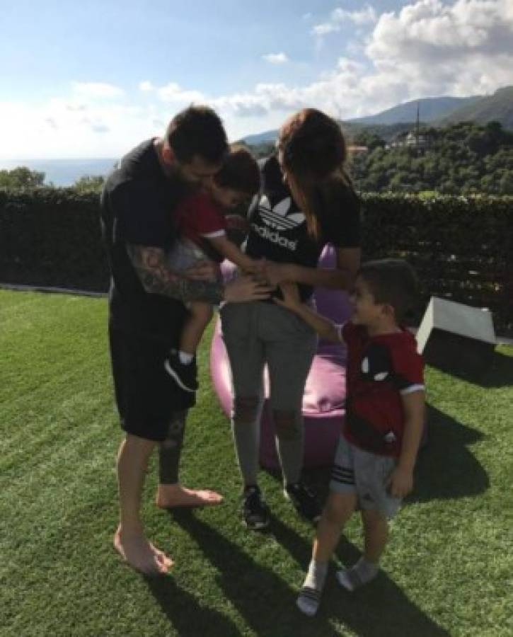 La tierna manera en la que Messi y Antonella anunciaron su tercer hijo