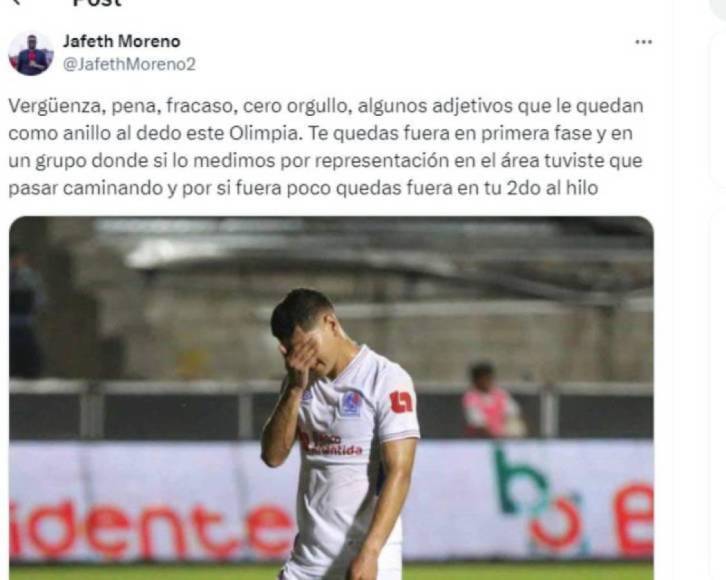 Olimpia eliminado de Copa Centroamericana y estos son los ‘culpables’, según periodistas