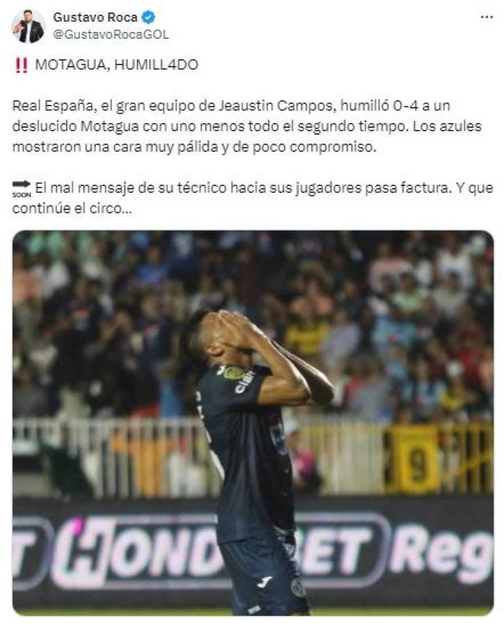 Prensa se rinde ante Real España tras golear a Motagua y esto dicen de Diego Vazquez