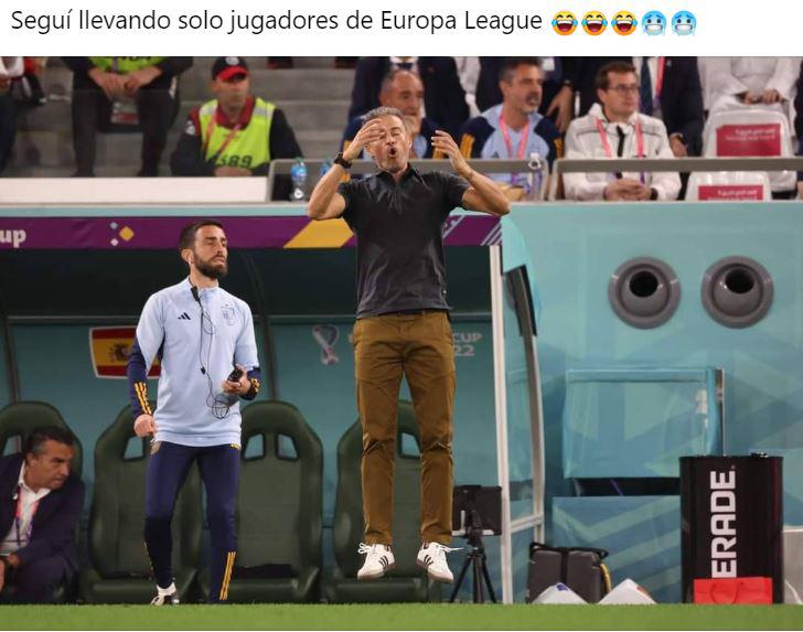 No perdonan a Luis Enrique: los memes que dejó la eliminación de España ante Marruecos