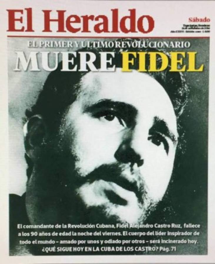 Muere a los 90 años de edad Fidel Castro, el primer y último revolucionario de nuestros tiempos