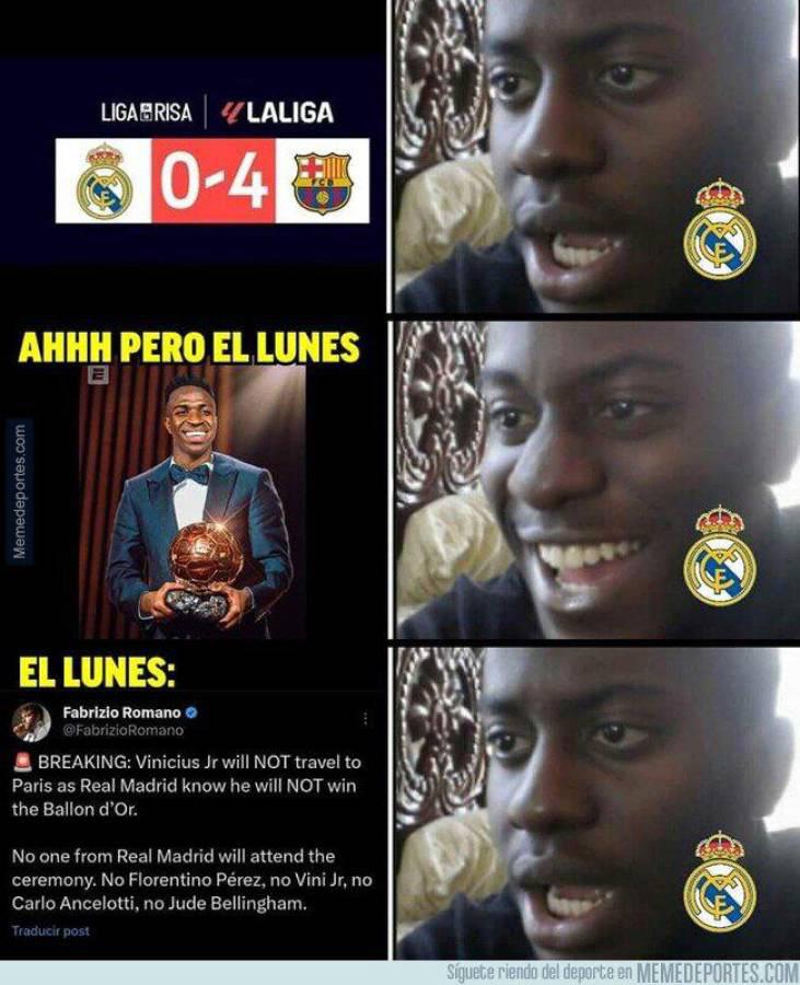 Rodri conquistó el Balón de Oro 2024: Los memes destrozan a Vinicius y Real Madrid