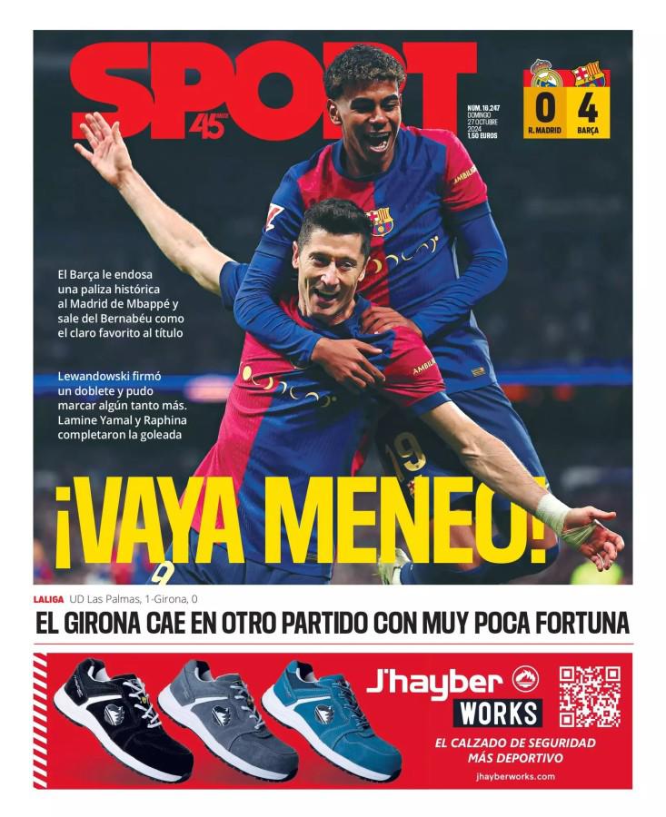 Barcelona humilló a Real Madrid y estas son las portadas de la prensa: “Nueva era”