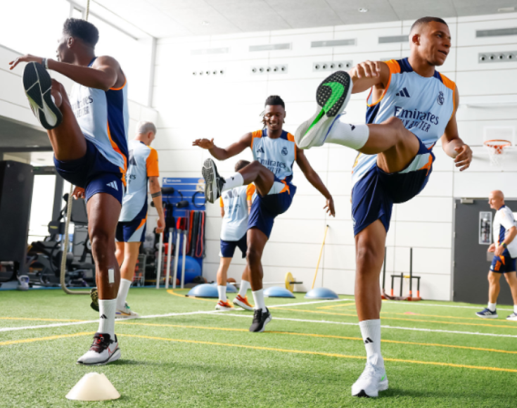 Así fue el primer día de Mbappé con Real Madrid: Ancelotti recupera todas sus figuras