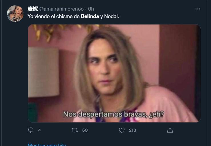 Divertidos memes deja nuevo escándalo de Belinda y Nodal