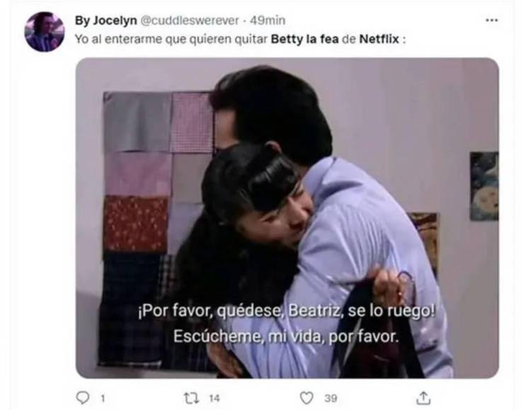 “Yo soy Betty, la fea” salió del catálogo de Netflix y las redes estallan con memes