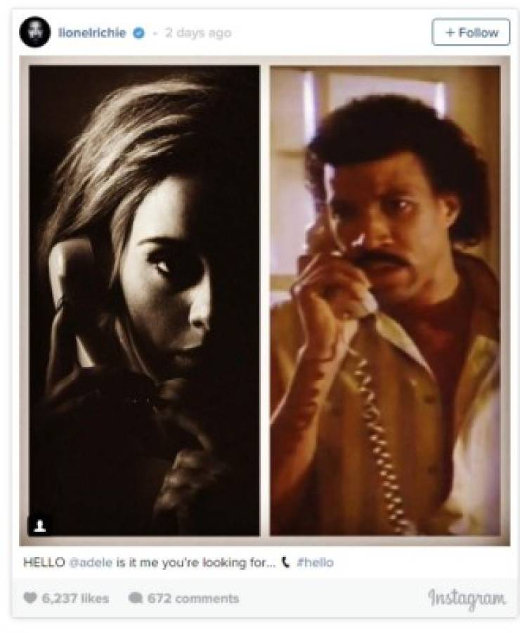 Mezcla de '‘Hello' de Adele y Lionel Richie se hace viral