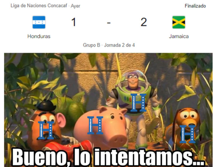 Honduras no puede ante Jamaica: los mejores memes de dejó la derrota en Nations League