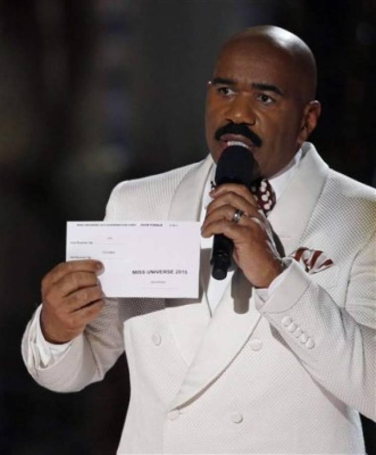 La tarjeta que confundió a Steve Harvey en Miss Universo