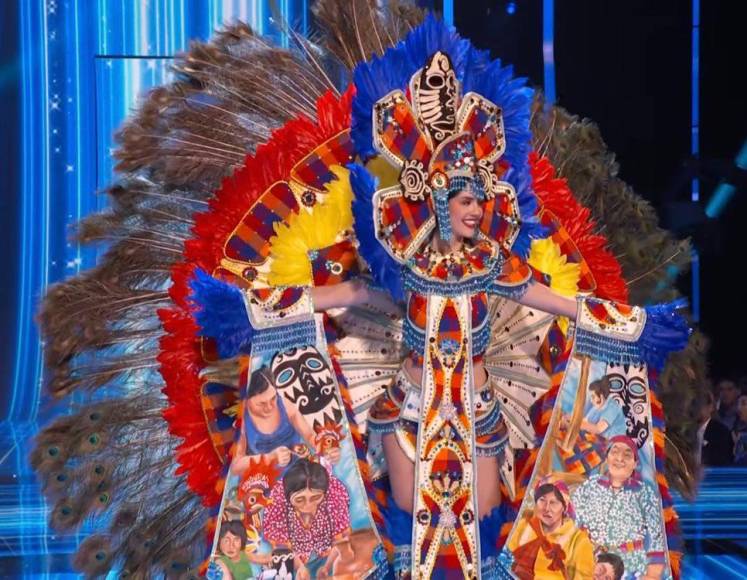 Espectaculares trajes típicos durante la gala del Miss Universo 2023