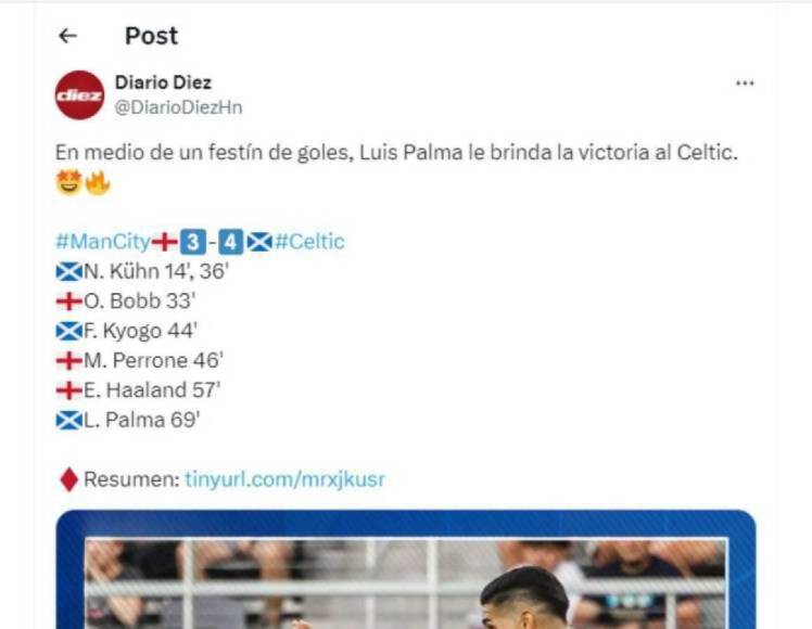 Luis Palma le anota a Manchester City y esto dicen medios internacionales