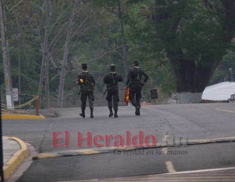 Helicópteros, vehículos blindados y seguridad en los Cobras: ambiente previo a extradición de JOH a EEUU