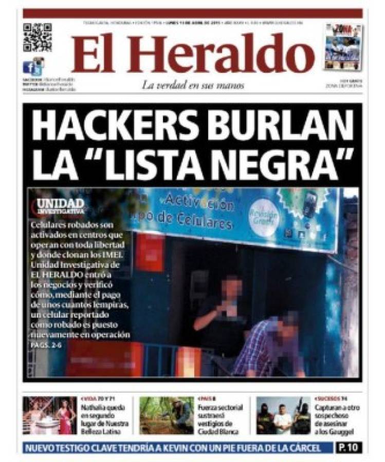 Delito queda desvelado. El 12 de abril del 2015, EL HERALDO desveló cómo se clonaban IMEI en negocios capitalinos.