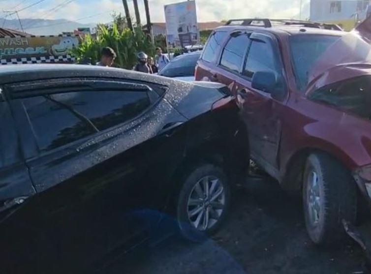 A metros de semáforo y a alta velocidad: esto sabemos de choque múltiple en Siguatepeque