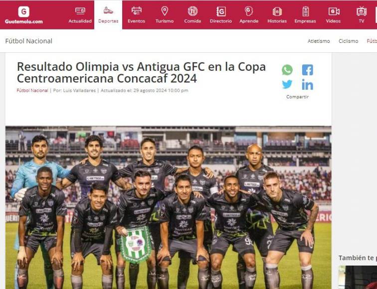 Olimpia eliminado de Copa Centroamericana y estos son los ‘culpables’, según periodistas