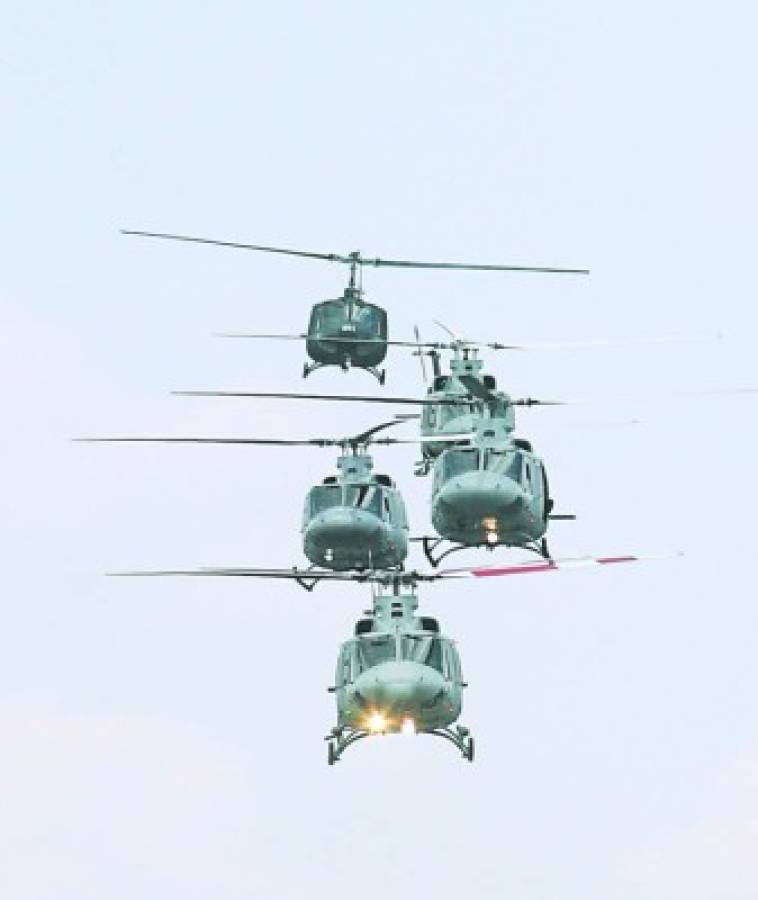 Helicópteros de la Fuerza Aérea ya fueron reparados