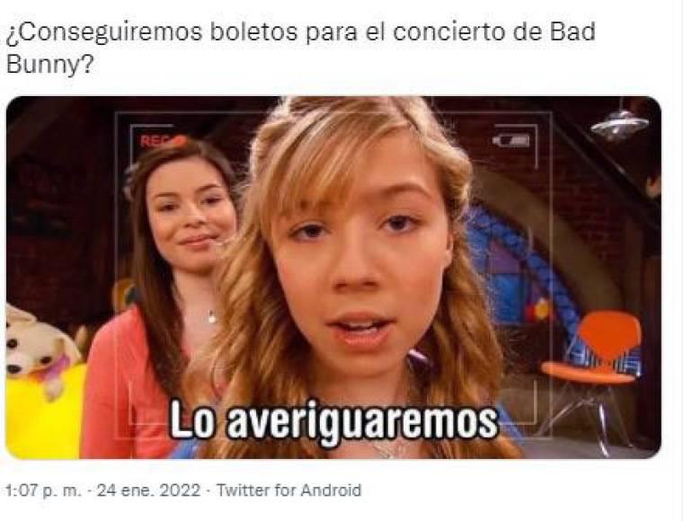 Se agotaron los boletos para el concierto de Bad Bunny y los hondureños llenan de memes las redes