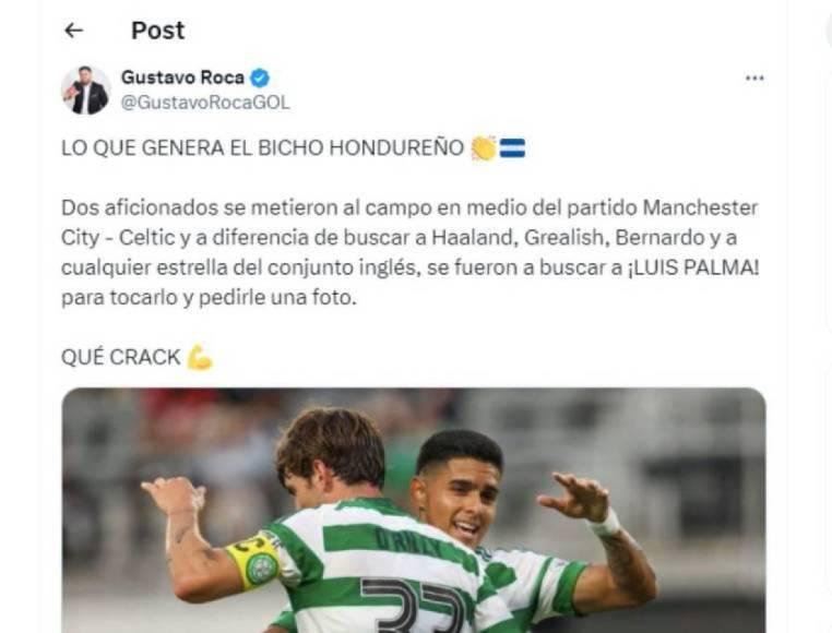 Luis Palma le anota a Manchester City y esto dicen medios internacionales