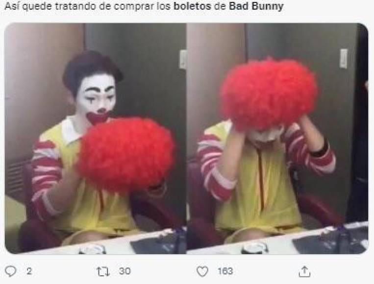 Se agotaron los boletos para el concierto de Bad Bunny y los hondureños llenan de memes las redes