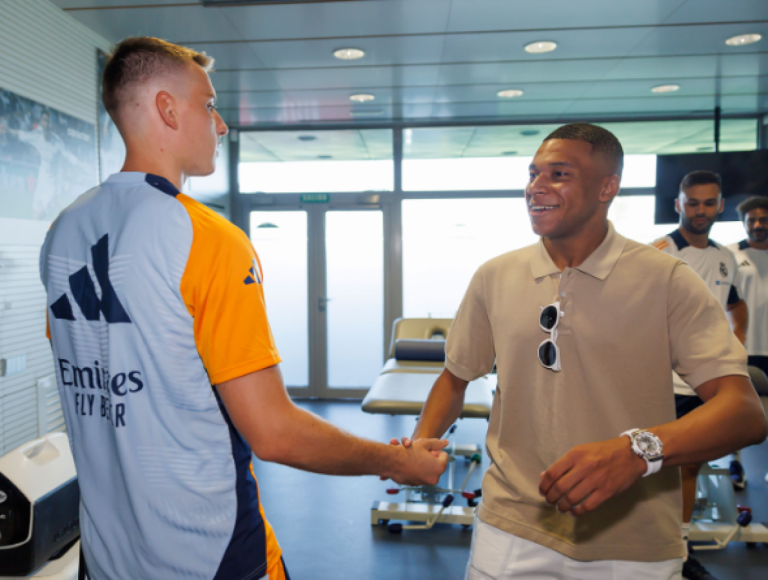 Mbappé y el encuentro con sus nuevos compañeros en el Real Madrid; La sorpresa que se llevó