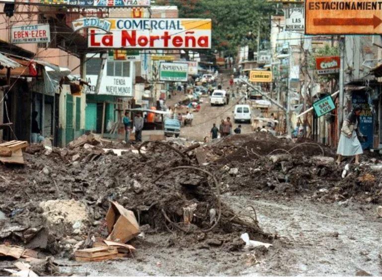 Así se vivió el huracán Mitch en Honduras: los duros recuerdos a 26 años de su paso devastador