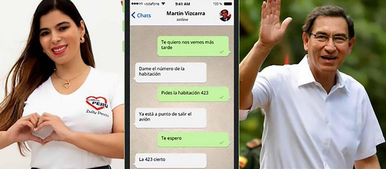 “Mi bebito, fiu fiu”, la canción viral que habla de los chats íntimos de Martín Vizcarra y Zully Pinchi