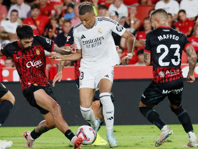 ¡Se le negó el gol! El partido de Mbappé en su debut en La Liga con el Real Madrid