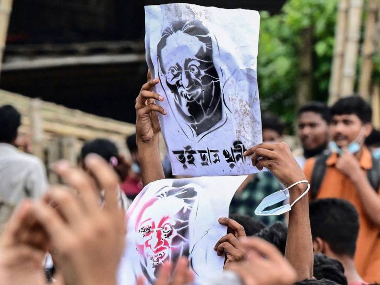 Sheikh Hasina, primera ministra de Bangladesh derrocada tras protesta