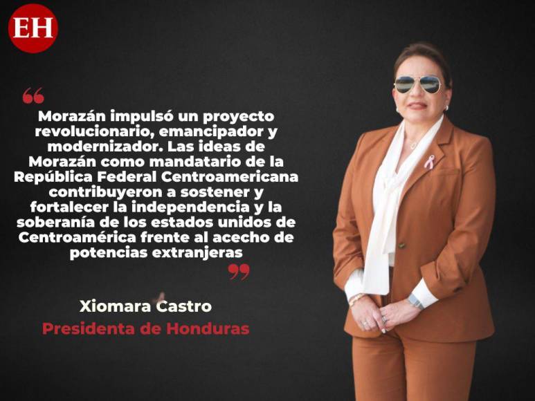 Incluir Cátedra Morazánica en los centros educativos: frases de Xiomara Castro en el Día del Soldado