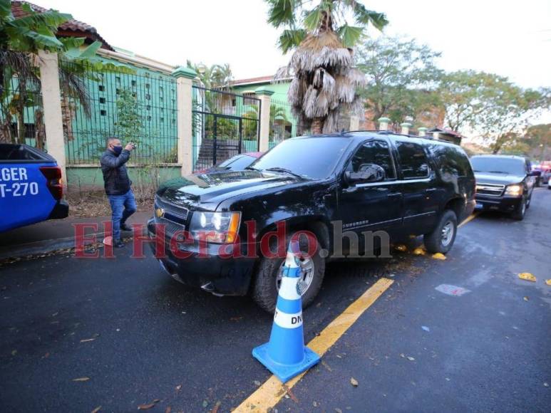 El ambiente que reinó en Palmeras de San Ignacio, el búnker del expresidente Juan Orlando Hernández (FOTOS)