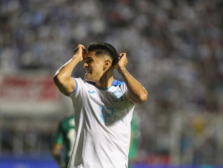 Así celebró los dos goles la Selección de Honduras ante México