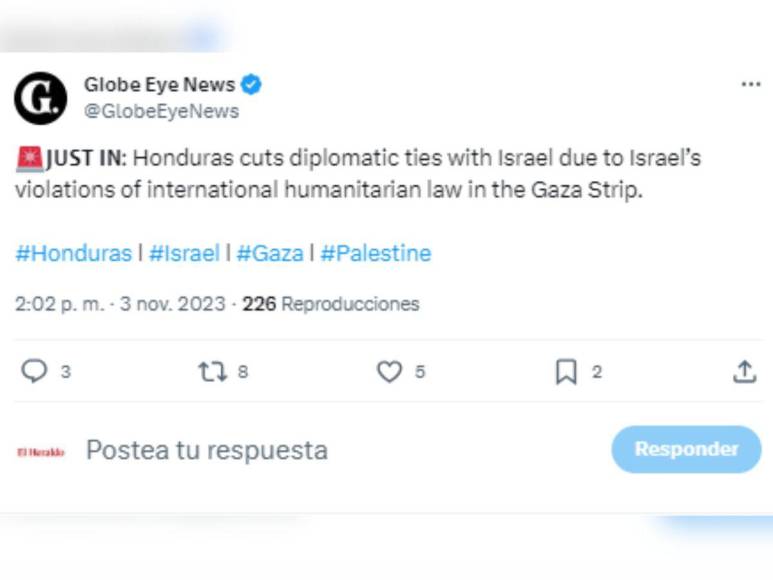 Así informó el mundo el llamado de Cancillería a embajador en Israel