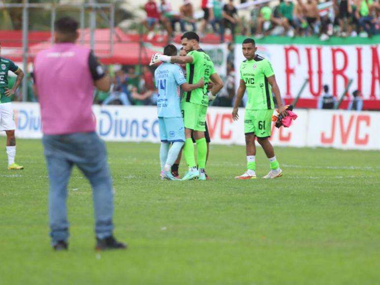 Rostros de tristeza en Marathón tras eliminación ante Motagua