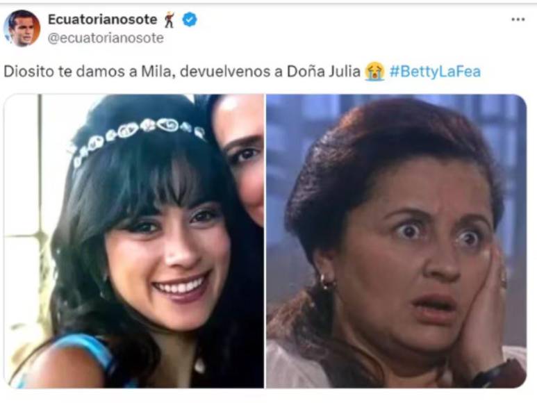 Los memes que dejó el estreno de “Betty, la fea: la historia continúa”