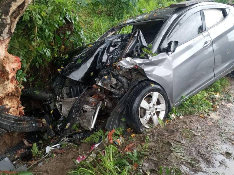 Norma y Antony, pareja que murió tras chocar contra árbol en Morazán, Yoro