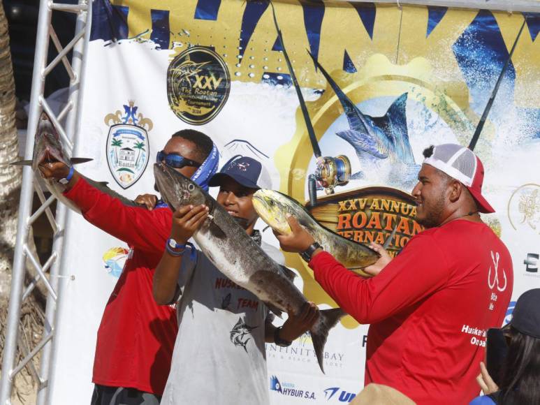 Torneo Internacional de Pesca cautivó a Roatán con reñida competencia