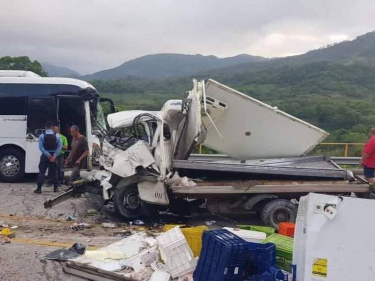 Fatal colisión en la CA-5: Joven padre muere cuando iba a entregar producto a San Pedro Sula