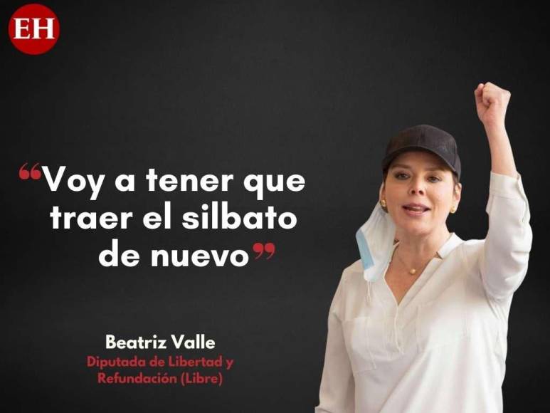 Las polémicas frases de Beatriz Valle en su regreso al Congreso Nacional