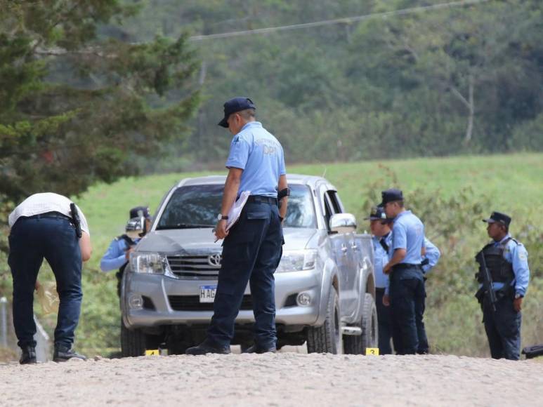 Las imágenes que dejó enfrentamiento entre policías y pandilleros en Azacualpa