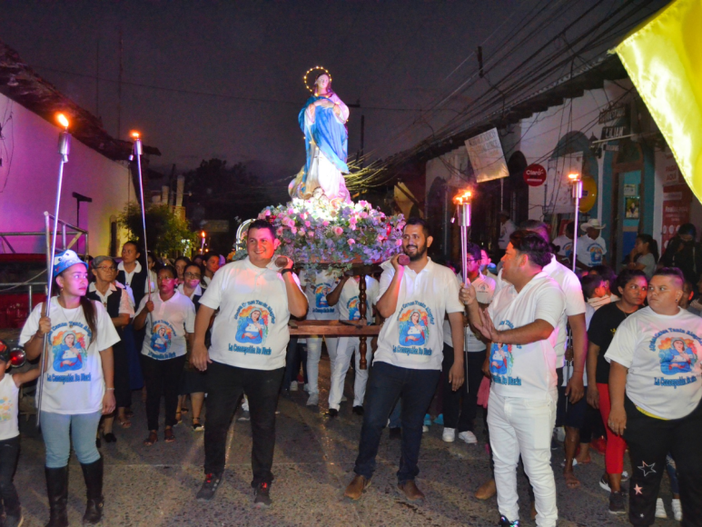 Choluteca, de fiesta en conmemoración a la Virgen Concepción de María