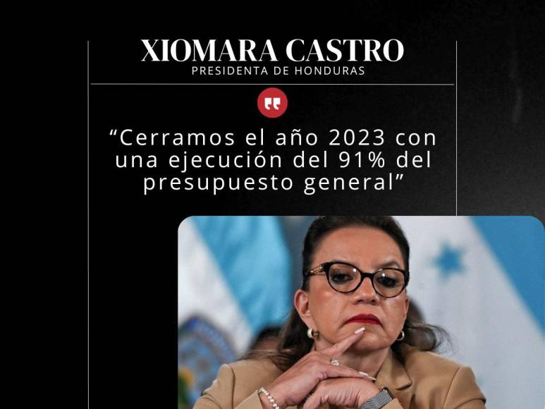 Agradecimiento a Rixi Moncada y denuncias: Frases de presidenta Castro