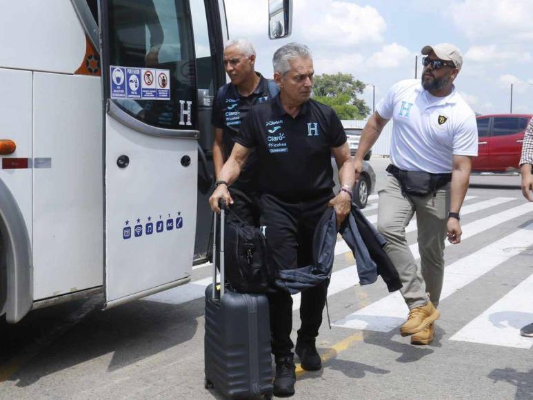 Así fue la salida de la Selección de Honduras hacia República Dominicana