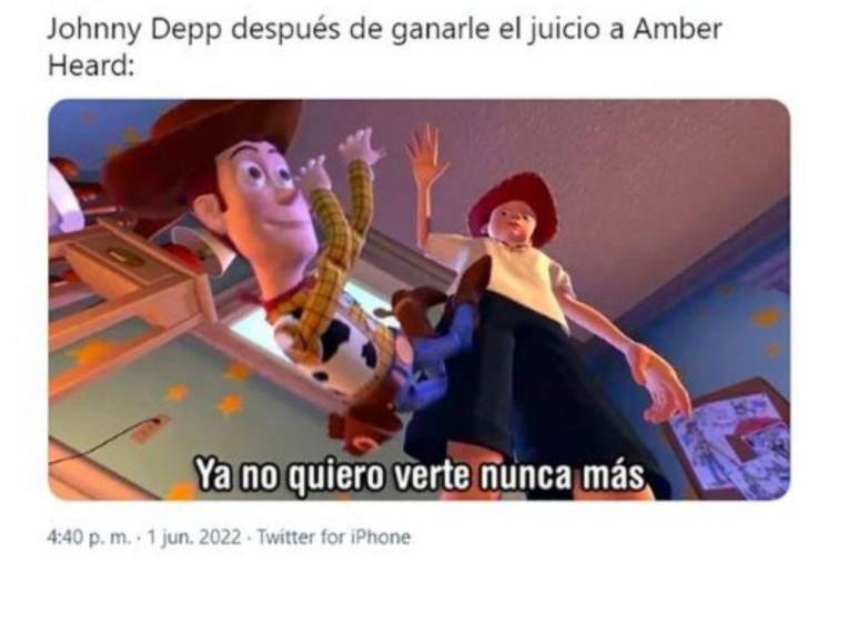 Con divertidos memes internautas reaccionan al triunfo de Johnny Depp