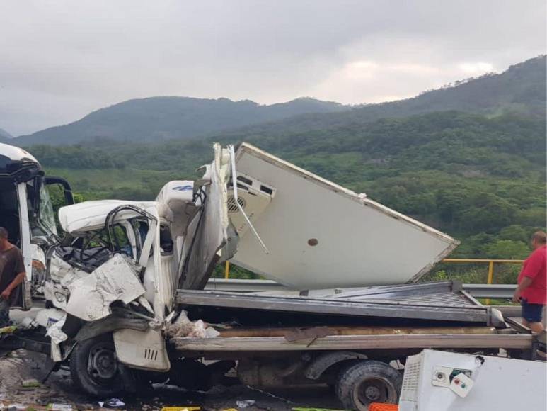 Fatal colisión en la CA-5: Joven padre muere cuando iba a entregar producto a San Pedro Sula